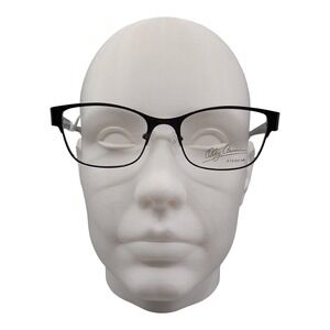 Oleg Cassini OCOV617 001 Eyeglasses Black Gray Fade 54-19-140 Women New